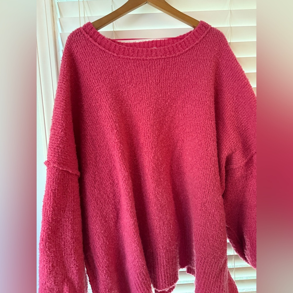 TALULAH Vibrant Pink Crew Neck Sweater